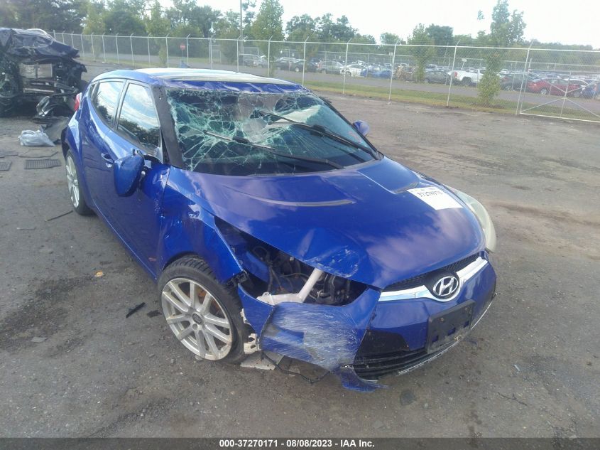 2013 HYUNDAI VELOSTER W/BLACK INT - KMHTC6AD1DU165008