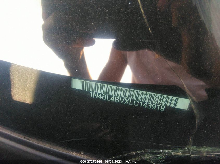 2020 NISSAN ALTIMA 2.5 S - 1N4BL4BVXLC143918