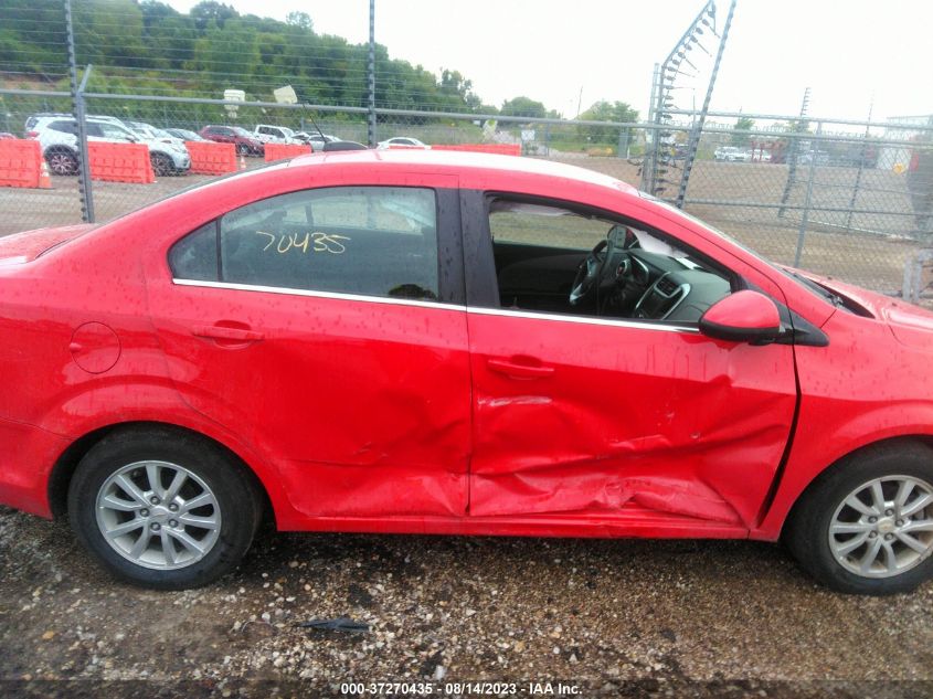 2020 CHEVROLET SONIC LT - 1G1JD5SB6L4130956