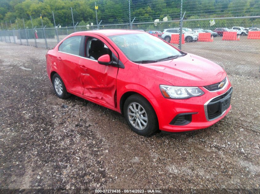 2020 CHEVROLET SONIC LT - 1G1JD5SB6L4130956