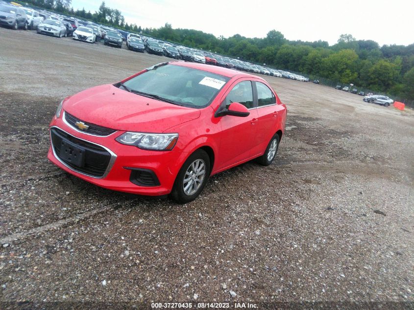 2020 CHEVROLET SONIC LT - 1G1JD5SB6L4130956