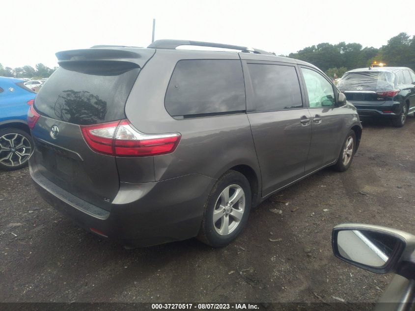 2015 TOYOTA SIENNA LE - 5TDKK3DC0FS552399