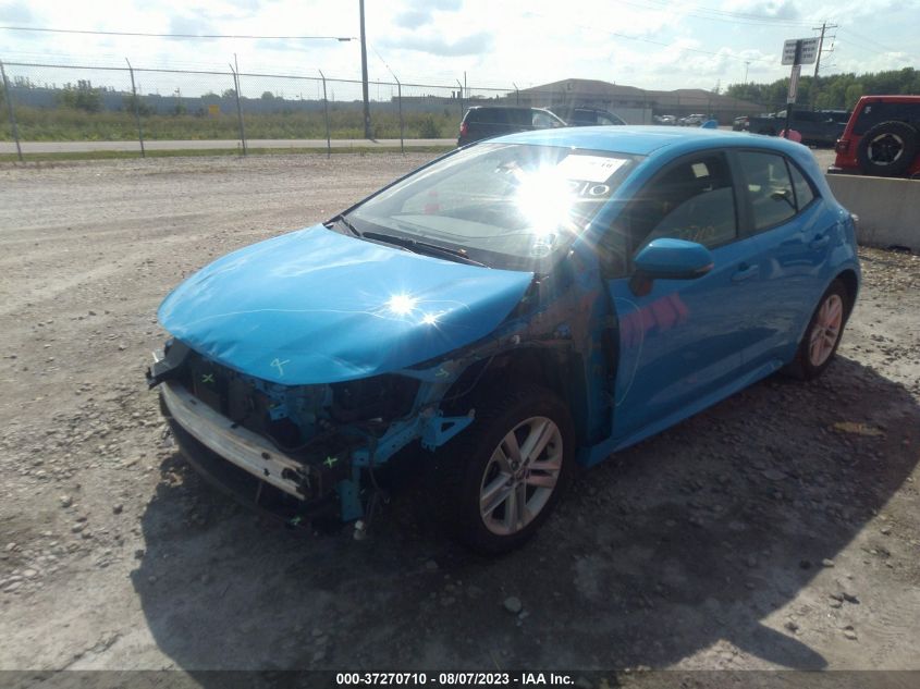 2019 TOYOTA COROLLA HATCHBACK SE/XSE JTNK4RBE4K3071659