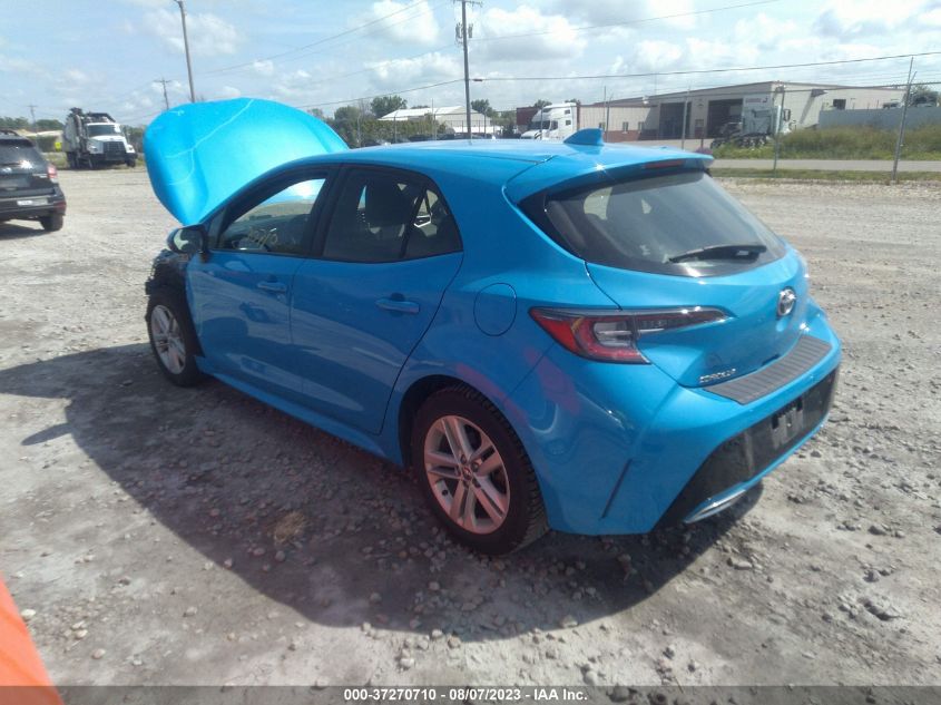 2019 TOYOTA COROLLA HATCHBACK SE/XSE JTNK4RBE4K3071659