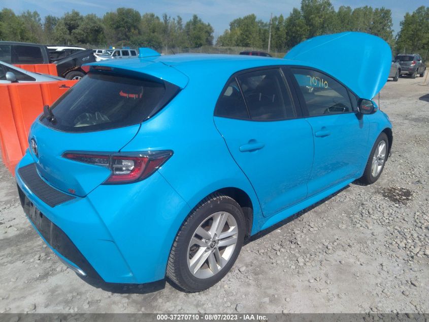 2019 TOYOTA COROLLA HATCHBACK SE/XSE JTNK4RBE4K3071659