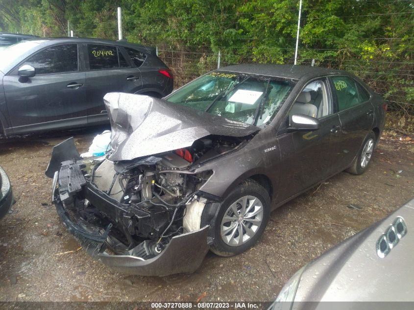 2016 TOYOTA CAMRY HYBRID LE - 4T1BD1FK0GU180428