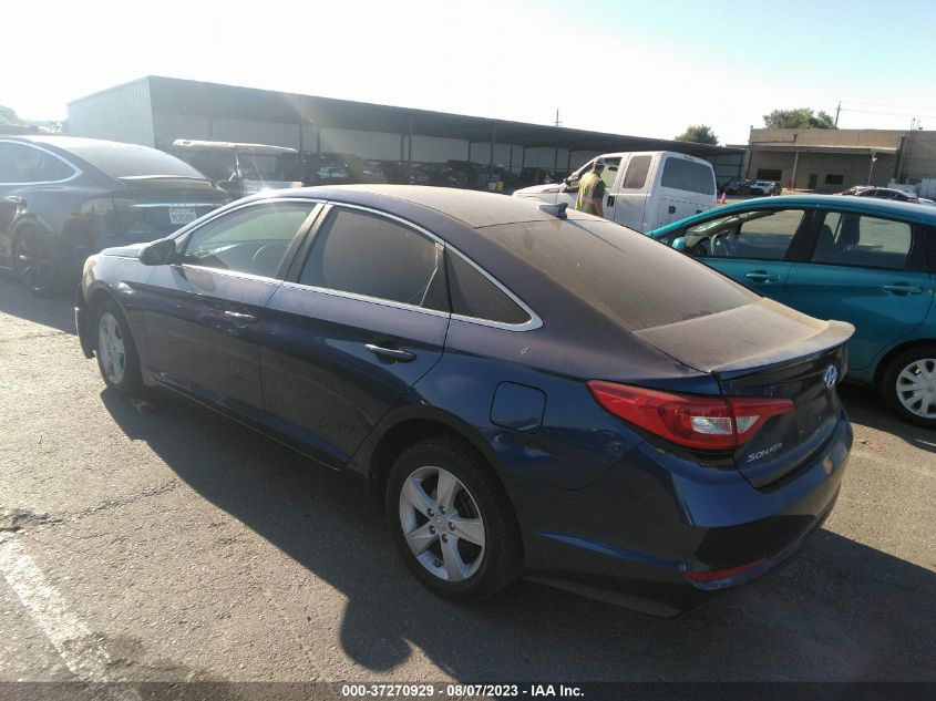 2016 HYUNDAI SONATA 2.4L SE - 5NPE24AF7GH283195