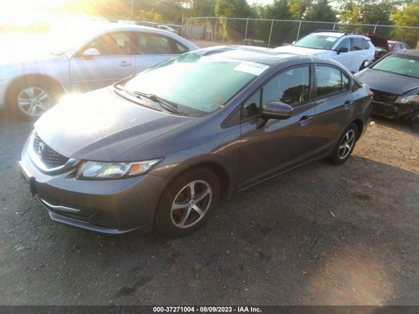 2015 HONDA CIVIC SEDAN SE - 19XFB2F7XFE219455