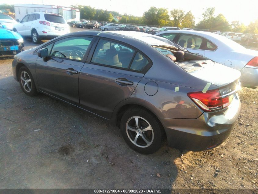 2015 HONDA CIVIC SEDAN SE - 19XFB2F7XFE219455
