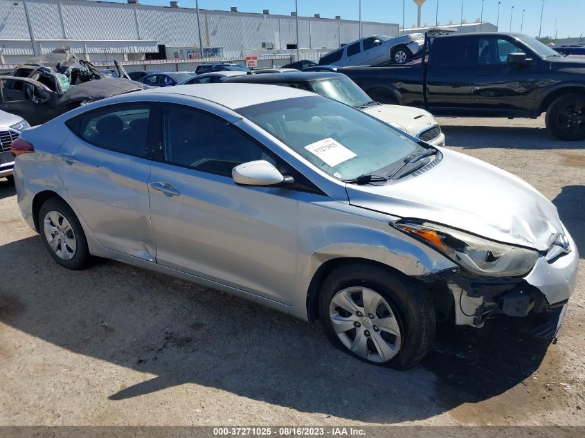2016 HYUNDAI ELANTRA SE - 5NPDH4AE8GH731591
