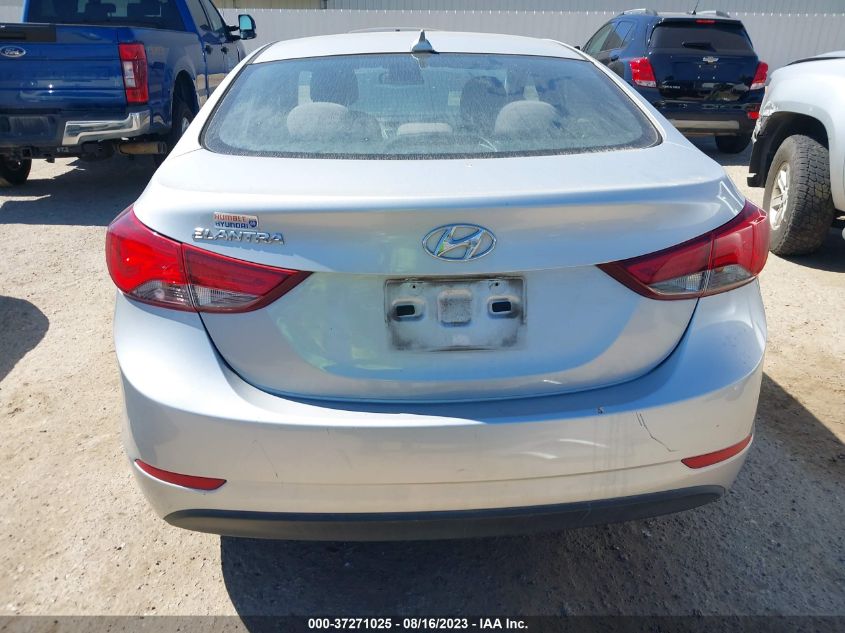 2016 HYUNDAI ELANTRA SE - 5NPDH4AE8GH731591