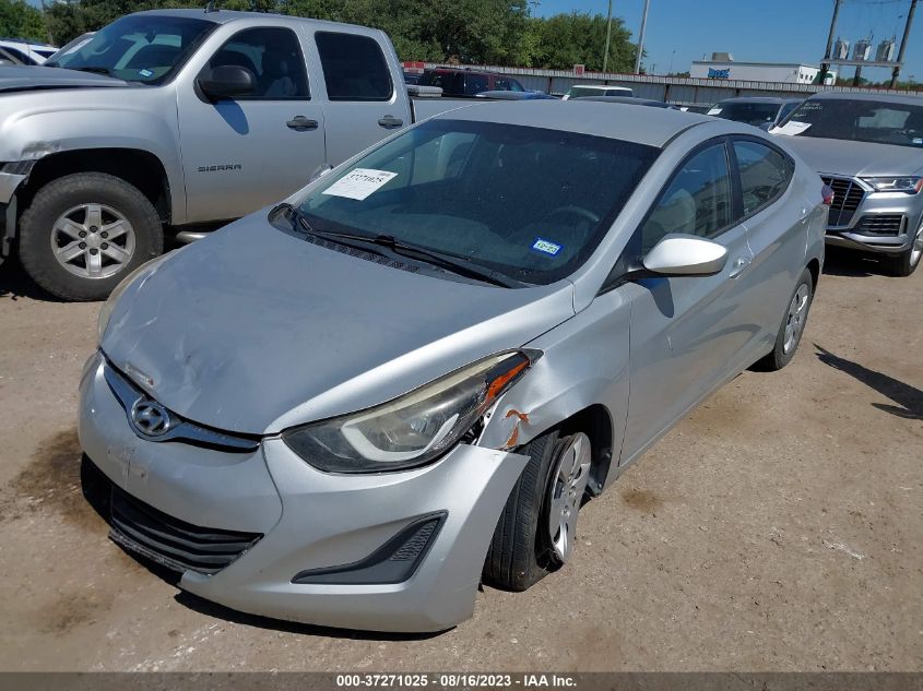 2016 HYUNDAI ELANTRA SE - 5NPDH4AE8GH731591