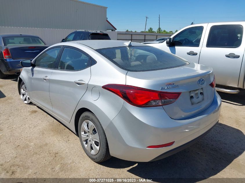 2016 HYUNDAI ELANTRA SE - 5NPDH4AE8GH731591