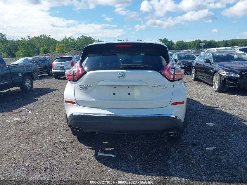 2016 NISSAN MURANO PLATINUM - 5N1AZ2MH2GN139917