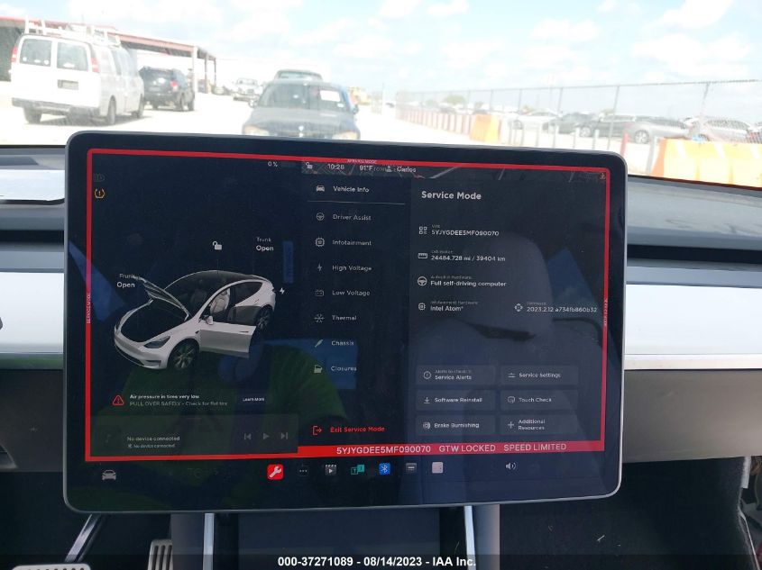 2021 TESLA MODEL Y - 5YJYGDEE5MF090070