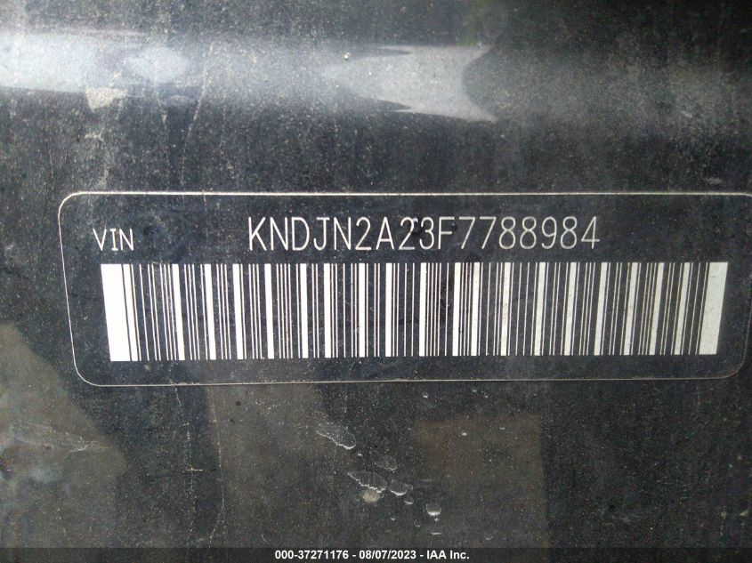 2015 KIA SOUL BASE - KNDJN2A23F7788984