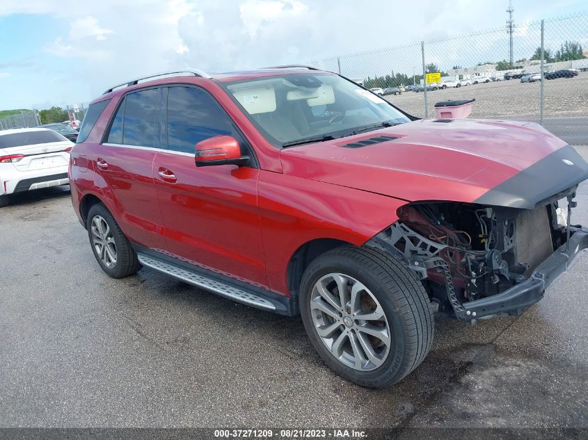 2016 MERCEDES-BENZ GLE 350 - 4JGDA5JB6GA639253