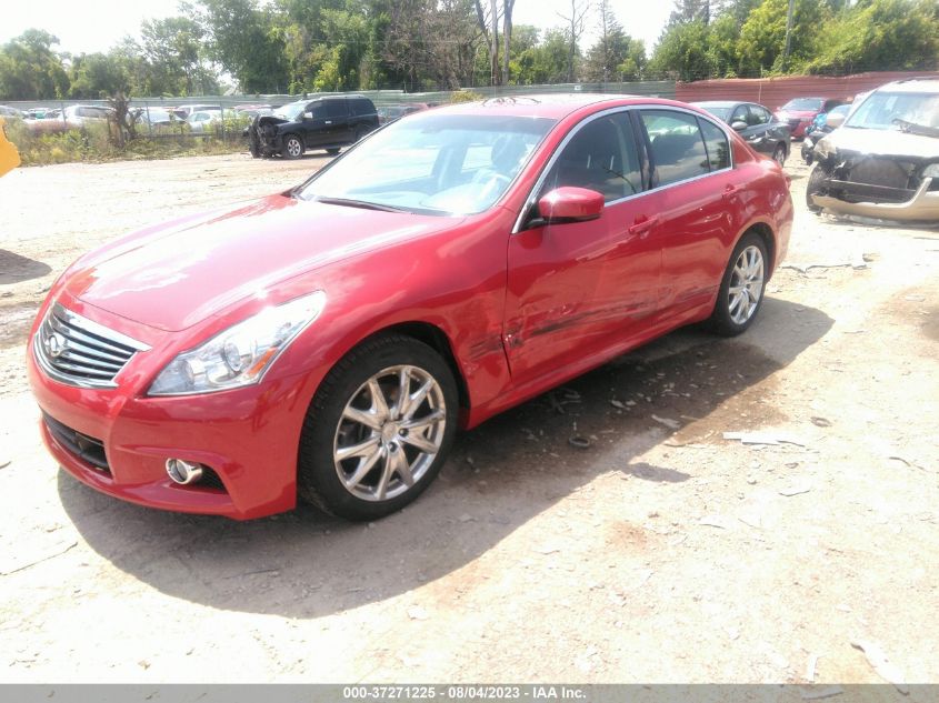 2013 INFINITI G37 SEDAN X JN1CV6AR4DM352482