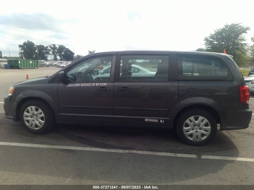 2016 DODGE GRAND CARAVAN AMERICAN VALUE PKG - 2C4RDGBG2GR107937