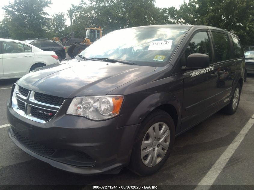 2016 DODGE GRAND CARAVAN AMERICAN VALUE PKG - 2C4RDGBG2GR107937