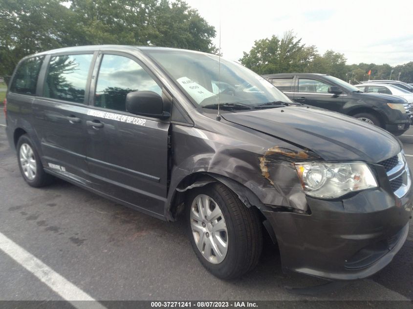 2016 DODGE GRAND CARAVAN AMERICAN VALUE PKG - 2C4RDGBG2GR107937