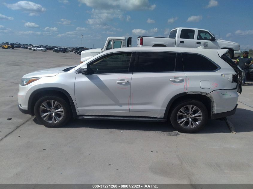 2015 TOYOTA HIGHLANDER LE - 5TDZKRFHXFS086328