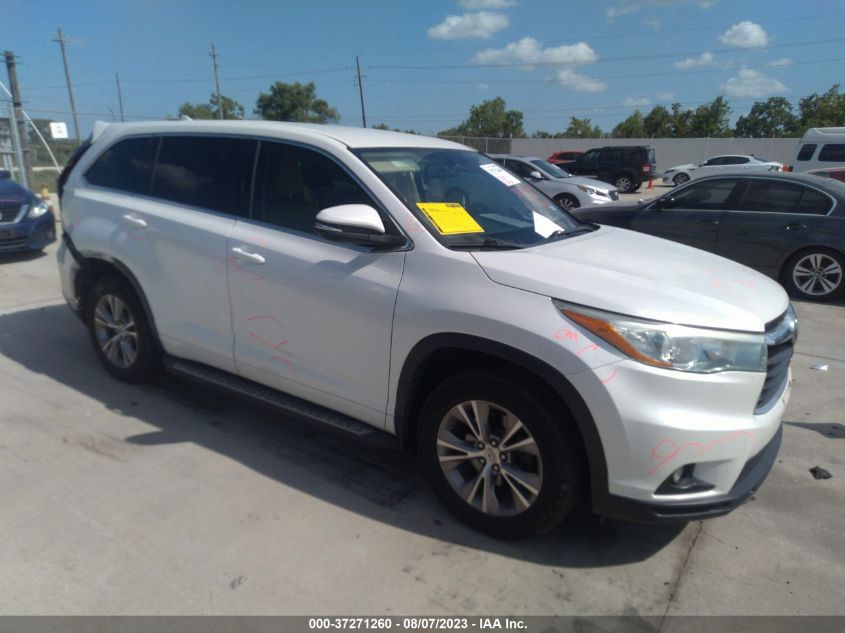 2015 TOYOTA HIGHLANDER LE - 5TDZKRFHXFS086328