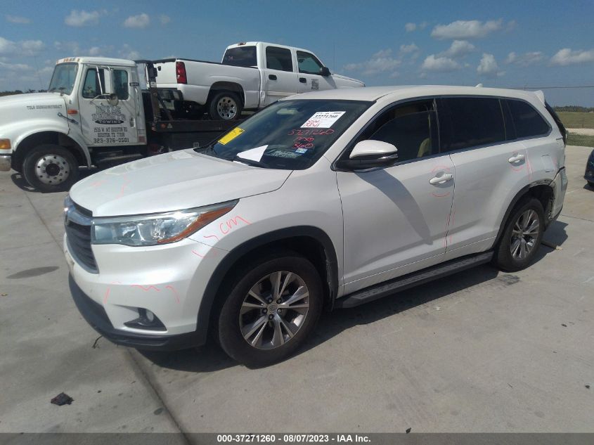 2015 TOYOTA HIGHLANDER LE - 5TDZKRFHXFS086328