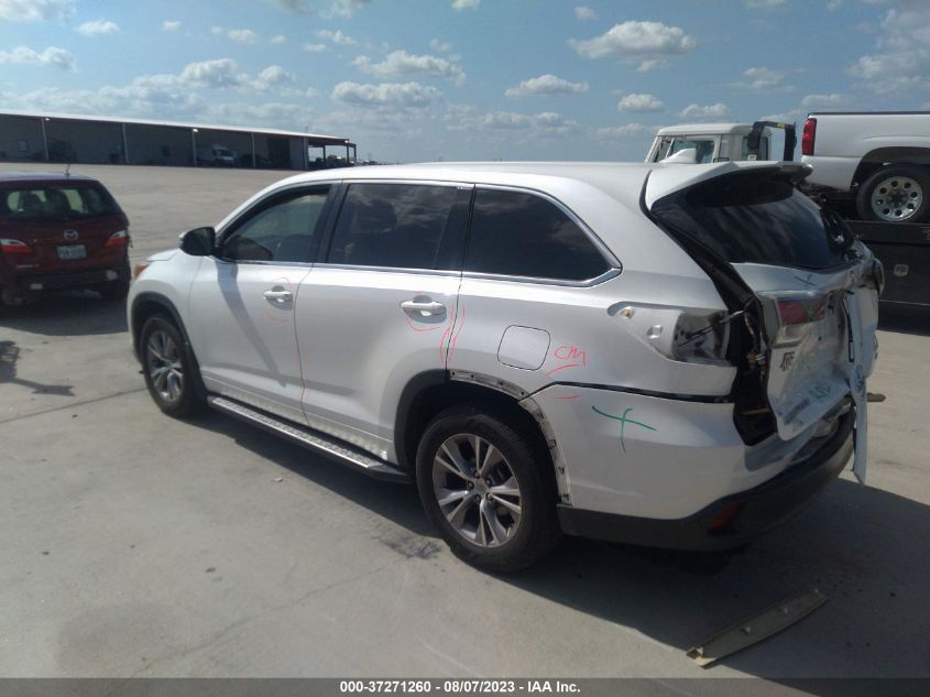 2015 TOYOTA HIGHLANDER LE - 5TDZKRFHXFS086328