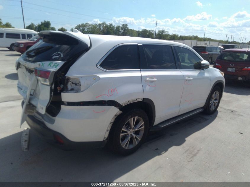 2015 TOYOTA HIGHLANDER LE - 5TDZKRFHXFS086328