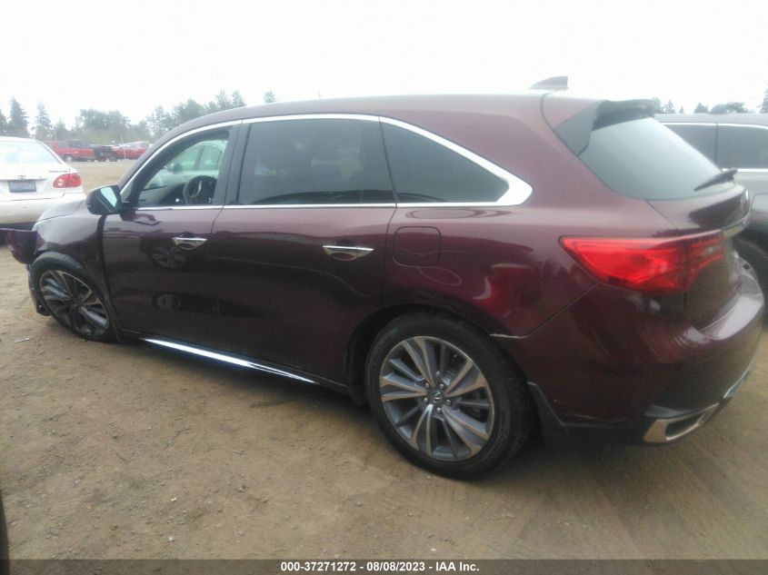 2017 ACURA MDX W/TECHNOLOGY PKG - 5FRYD4H58HB042359