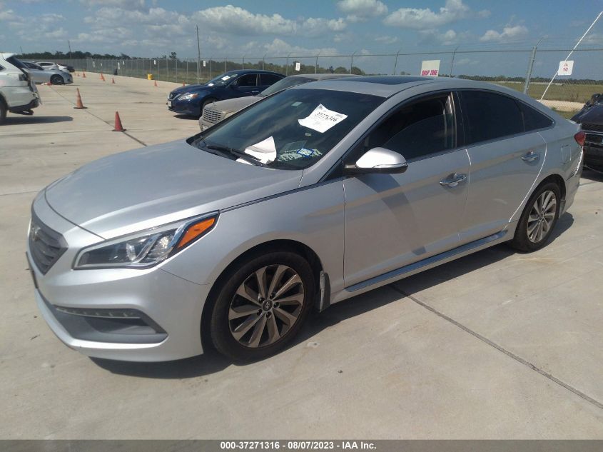 2017 HYUNDAI SONATA SPORT - 5NPE34AF2HH569969