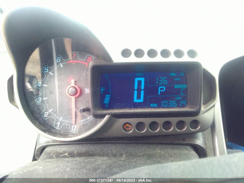 2014 CHEVROLET SONIC LT - 1G1JC6SG9E4120185