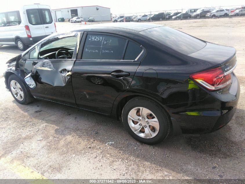 2014 HONDA CIVIC SEDAN LX - 19XFB2F51EE041626