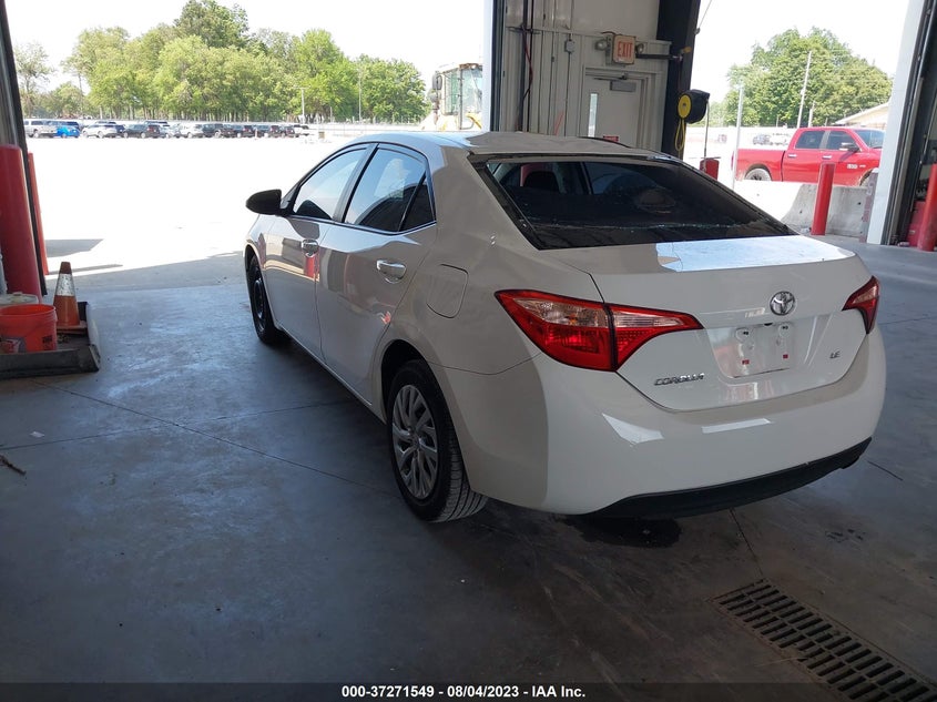 VIN 2T1BURHE6JC036686 2018 TOYOTA COROLLA LE