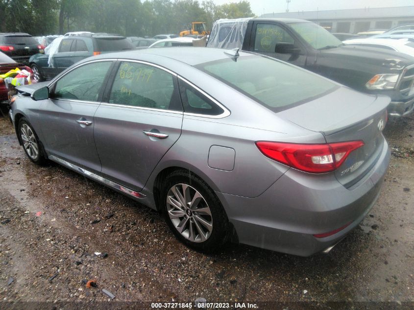 2015 HYUNDAI SONATA 2.4L SPORT - 5NPE34AF4FH214301