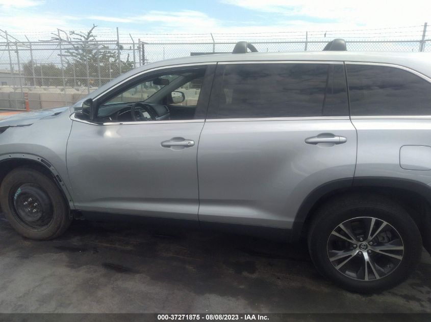 2019 TOYOTA HIGHLANDER LE - 5TDZARFH4KS052222