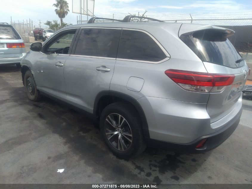 2019 TOYOTA HIGHLANDER LE - 5TDZARFH4KS052222