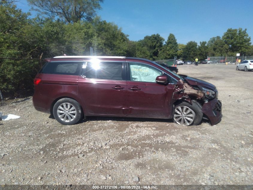 2015 KIA SEDONA EX - KNDMC5C11F6022282
