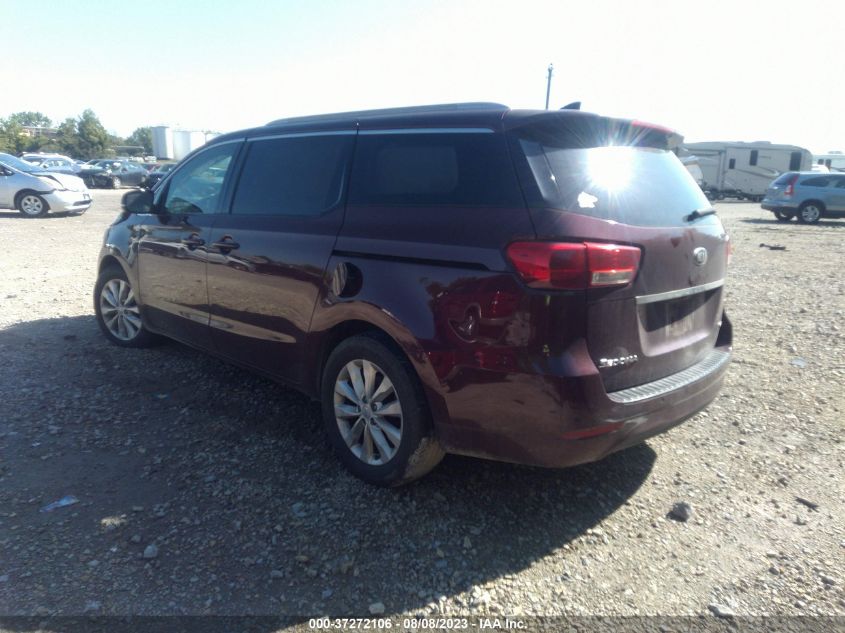 2015 KIA SEDONA EX - KNDMC5C11F6022282