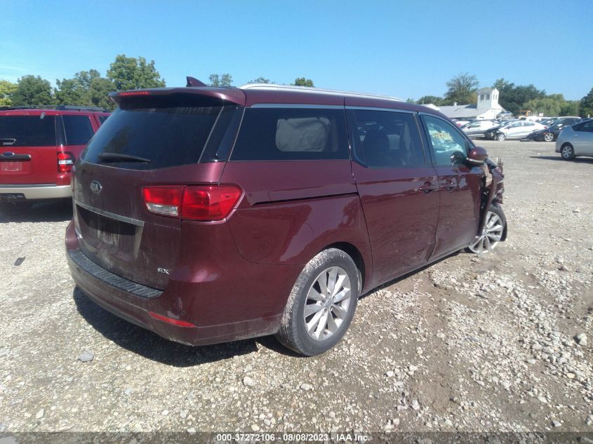 2015 KIA SEDONA EX - KNDMC5C11F6022282