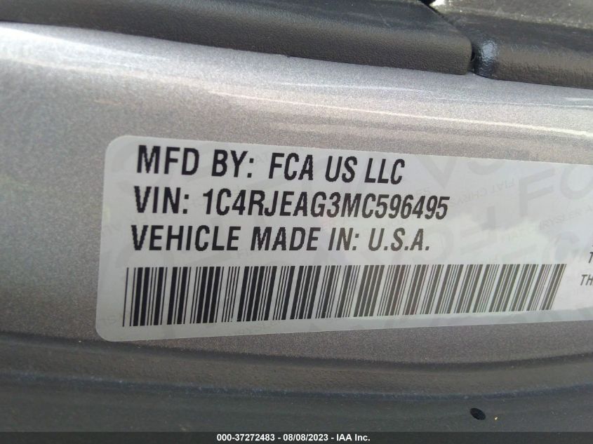 2021 JEEP GRAND CHEROKEE LAREDO X - 1C4RJEAG3MC596495