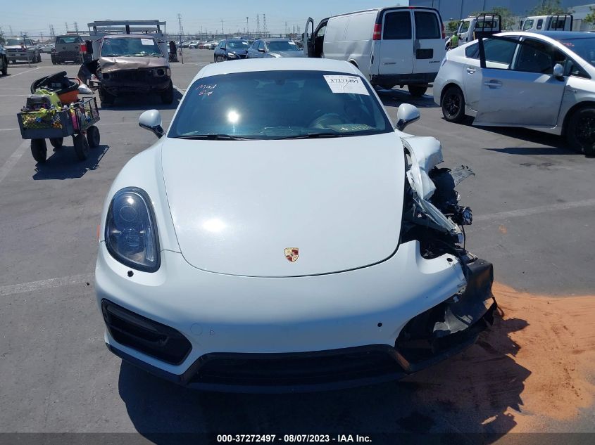 2016 PORSCHE CAYMAN S/GTS WP0AB2A84GK185506