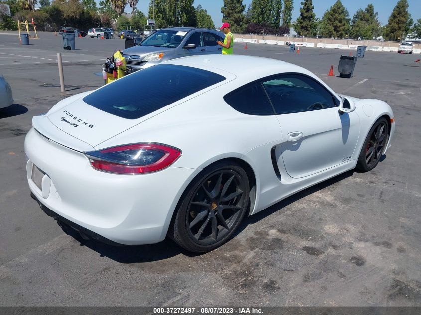 2016 PORSCHE CAYMAN S/GTS WP0AB2A84GK185506