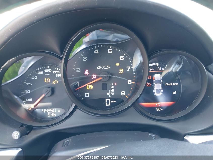 2016 PORSCHE CAYMAN S/GTS WP0AB2A84GK185506