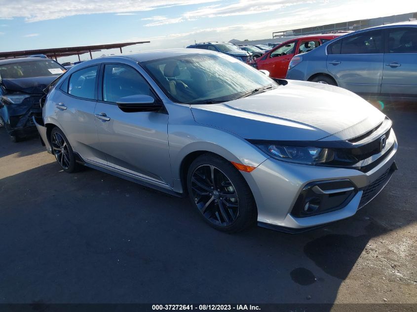 2021 HONDA CIVIC HATCHBACK SPORT - SHHFK7H46MU225212