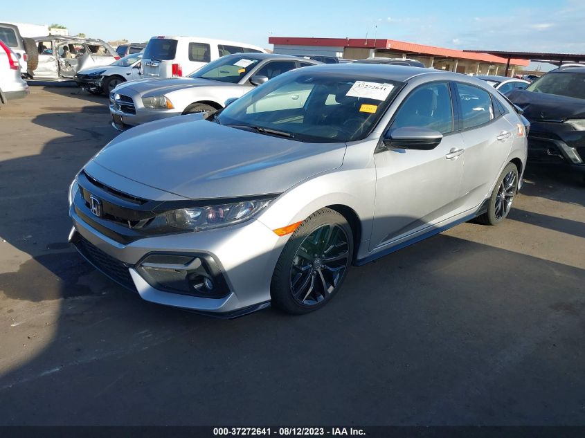 2021 HONDA CIVIC HATCHBACK SPORT - SHHFK7H46MU225212