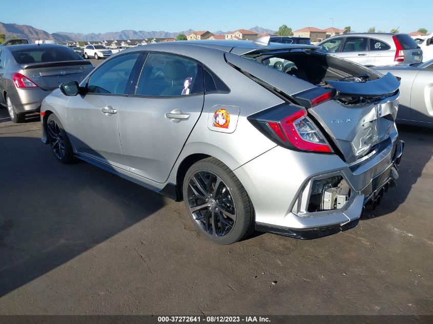 2021 HONDA CIVIC HATCHBACK SPORT - SHHFK7H46MU225212