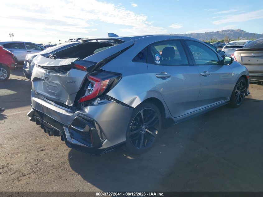 2021 HONDA CIVIC HATCHBACK SPORT - SHHFK7H46MU225212