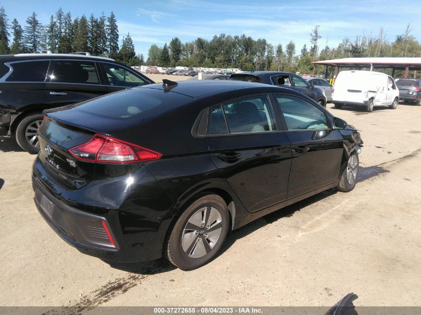 2020 HYUNDAI IONIQ HYBRID BLUE - KMHC65LCXLU239210